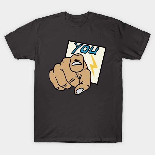 You Hand Symbol T-Shirt by RiyanRizqi